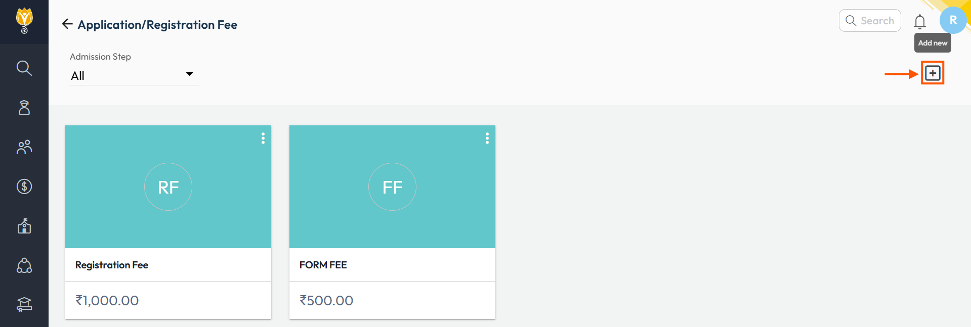 How can I set up advance fee collection during the student admission ...