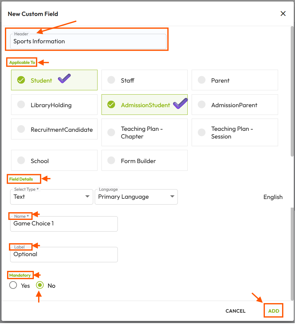 How do I add custom fields?(Updated Flow) – NextOS Help Center