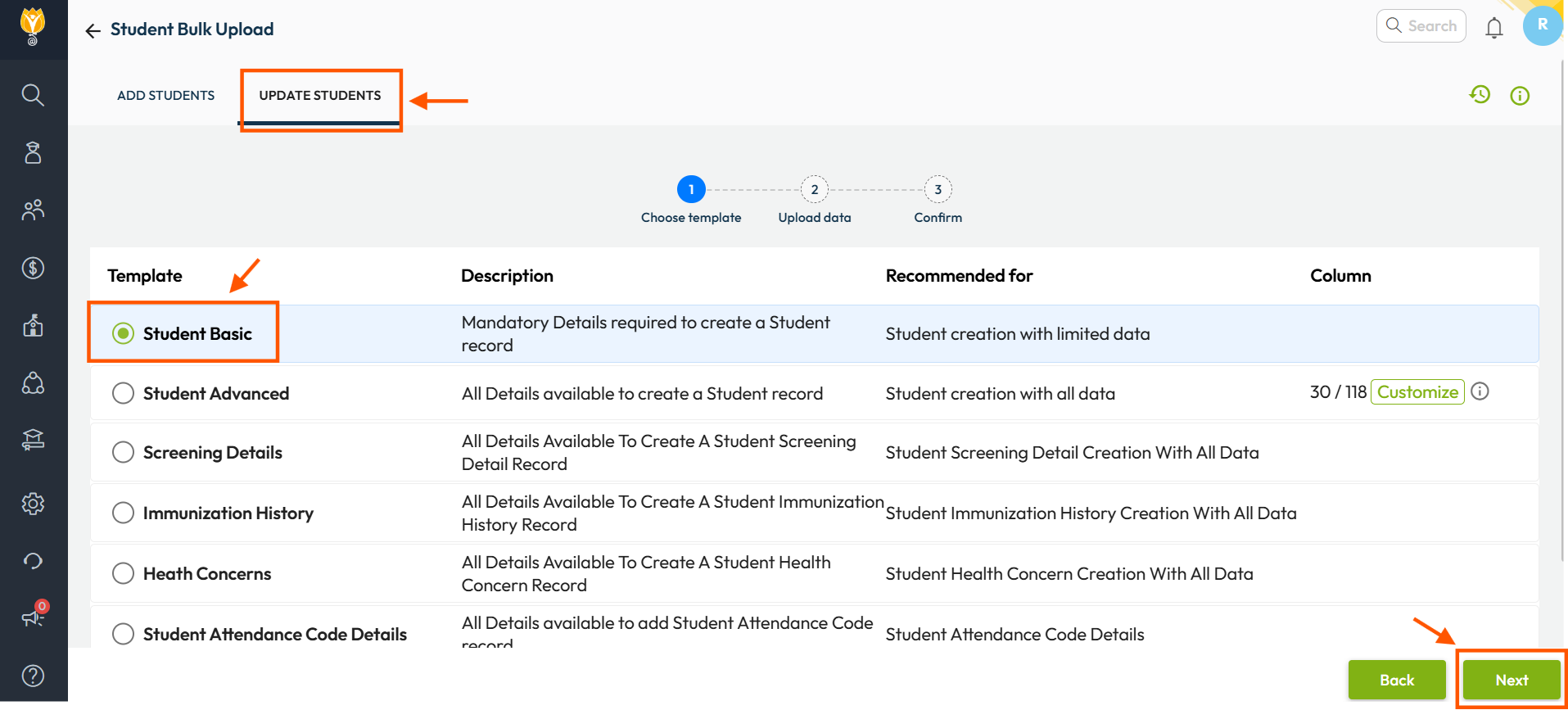 How can I update student’s class sections in bulk? – NextOS Help Center