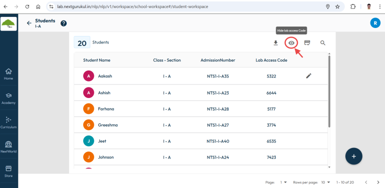 profile wac (web access code) & dac (digital access... What is Lab Access code in Next Gurukul? – NextOS Help Center